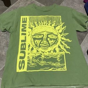 green sublime urban outfitters tshirt